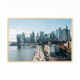 Noir Gallery New York City Manhattan Skyline Framed Art Print