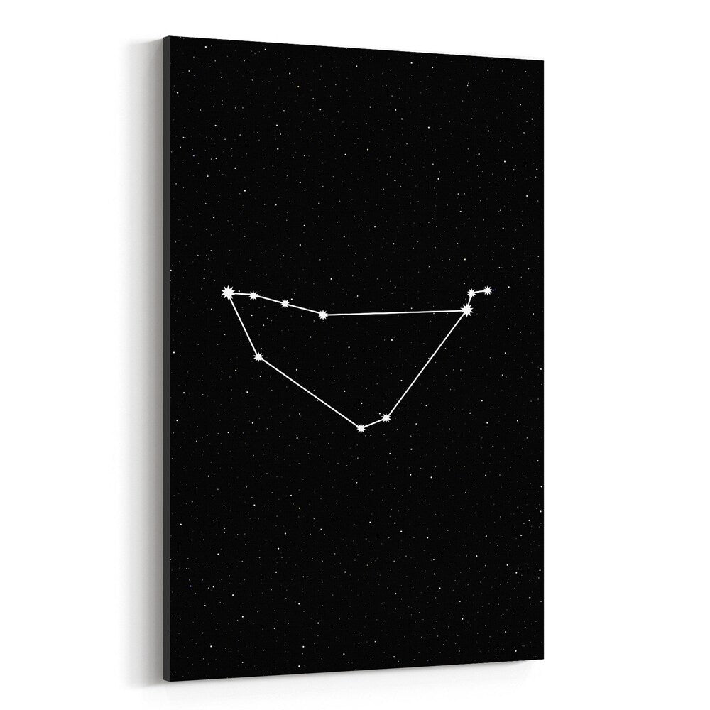 Noir Gallery Night Sky Capricorn Zodiac Canvas Wall Art Print