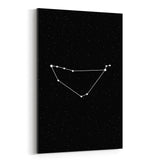 Noir Gallery Night Sky Capricorn Zodiac Canvas Wall Art Print