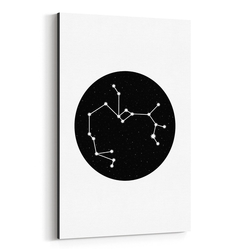 Noir Gallery Night Sky Sagittarius Astrology Canvas Wall Art Print