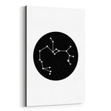 Noir Gallery Night Sky Sagittarius Astrology Canvas Wall Art Print