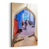 Noir Gallery Sacred Cow Bundi Rajasthan India Canvas Wall Art Print