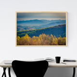 Noir Gallery Shenandoah Appalachian Mountains Framed Art Print