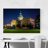 Noir Gallery South Carolina State House Canvas Wall Art Print