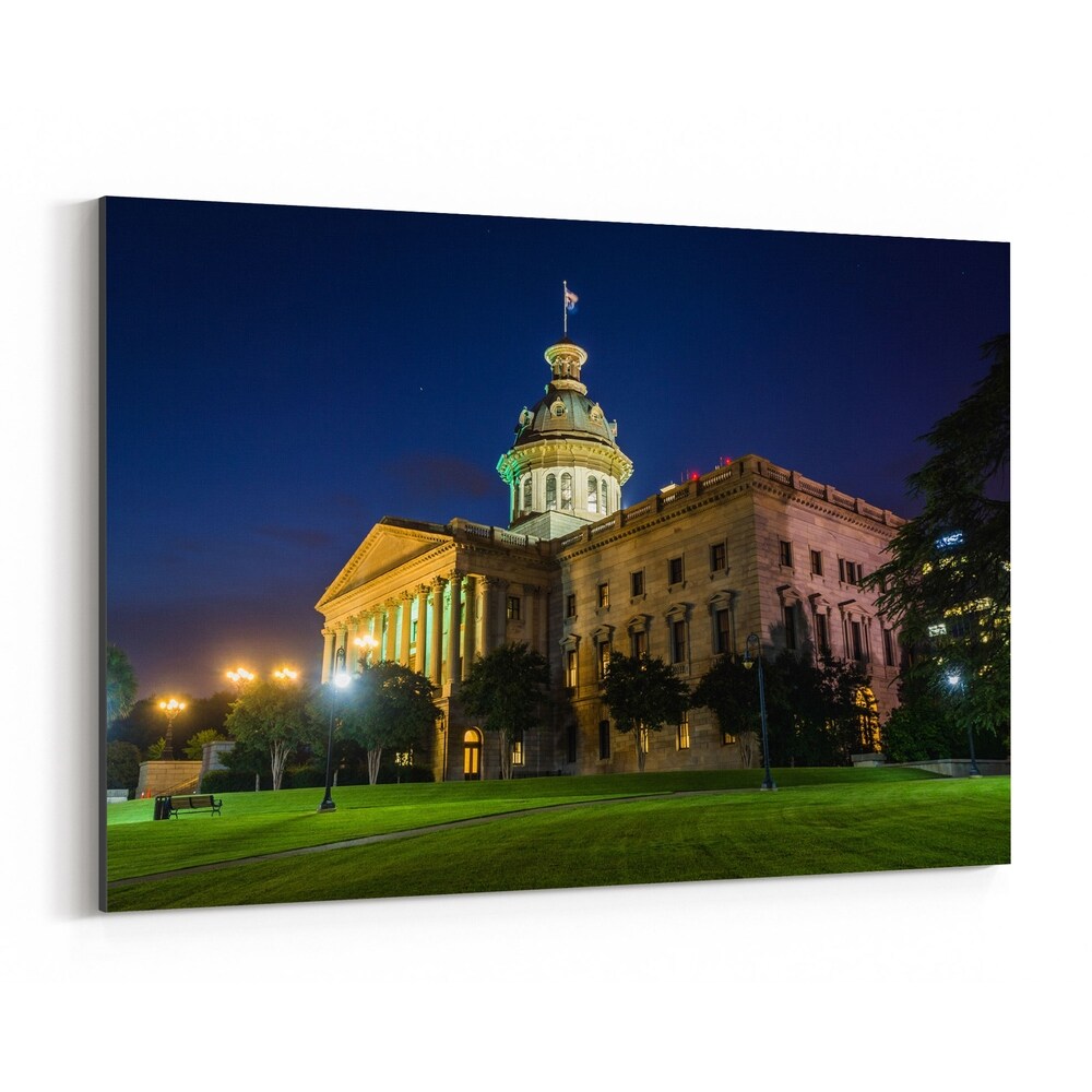 Noir Gallery South Carolina State House Canvas Wall Art Print
