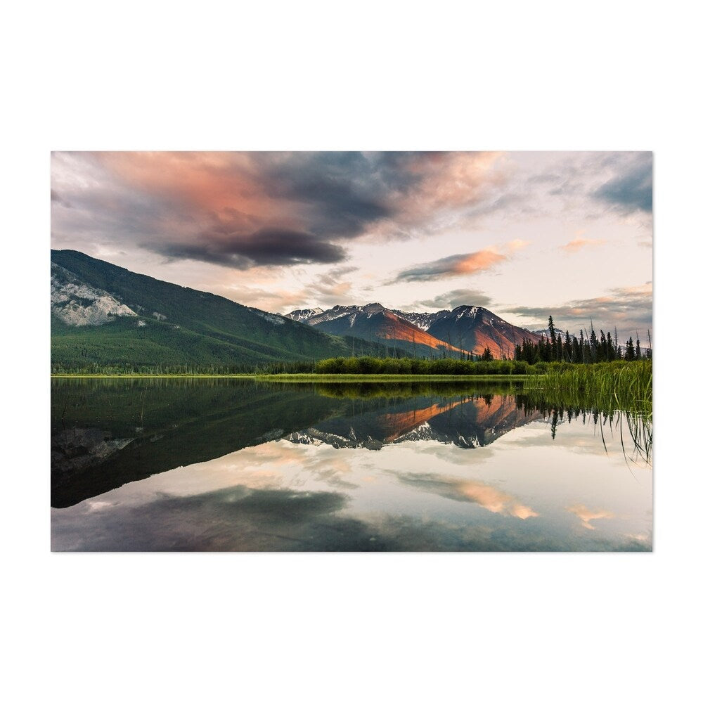 Noir Gallery Vermilion Lakes Banff Alberta Unframed Art Print/Poster