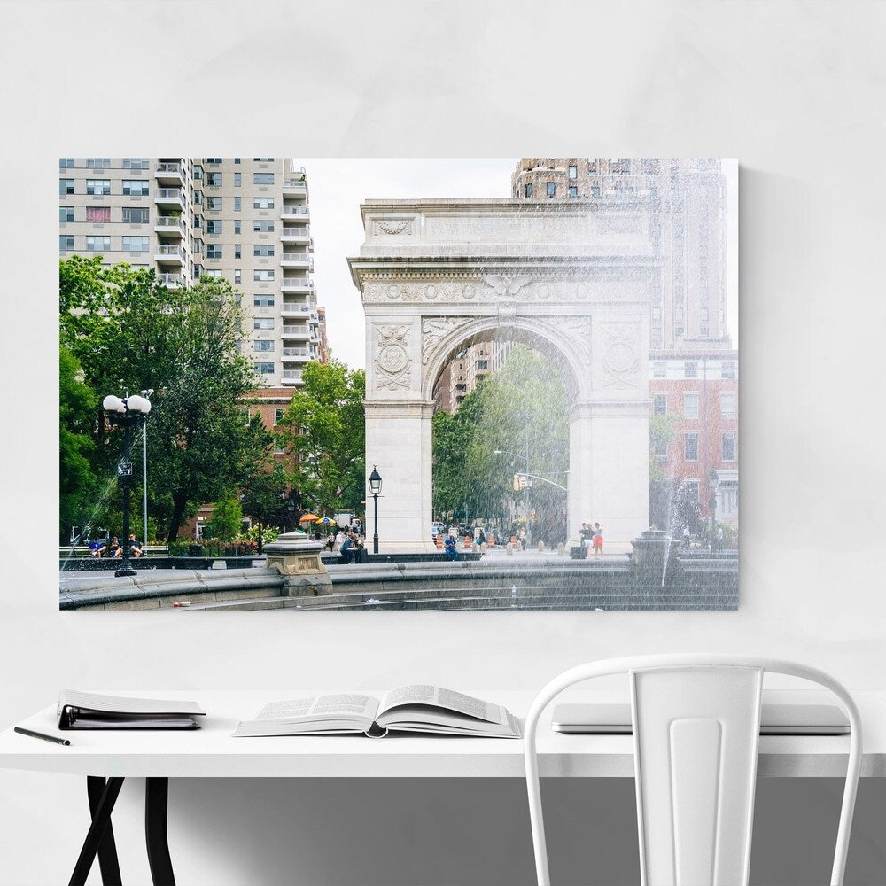 Noir Gallery Washington Square Arch New York Canvas Wall Art Print