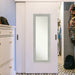 Non-Beveled Full Length On The Door Mirror - Glam Linen Frame - Glam Linen Grey - Outer Size: 19 x 53 in