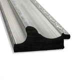 Non-Beveled Wood Full Length Floor Leaner Mirror - Parlor Frame - Glass Size 24 x 60