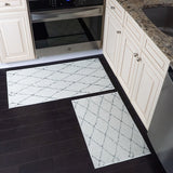 Sussexhome Non Skid Washable Kitchen Runner Rugs Set of 2 - Set of 44 x 24 and 31.5 x 20 Inches