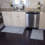 Non-skid Washable Kitchen Runner Rugs (Set of 2) - Set of 44 x 24 and 31.5 x 20 Inches