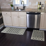 Sussexhome Non Skid Washable Kitchen Runner Rugs Set of 2 - Set of 44 x 24 and 31.5 x 20 Inches