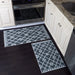 Sussexhome Non Skid Washable Kitchen Runner Rugs Set of 2 - Set of 44 x 24 and 31.5 x 20 Inches