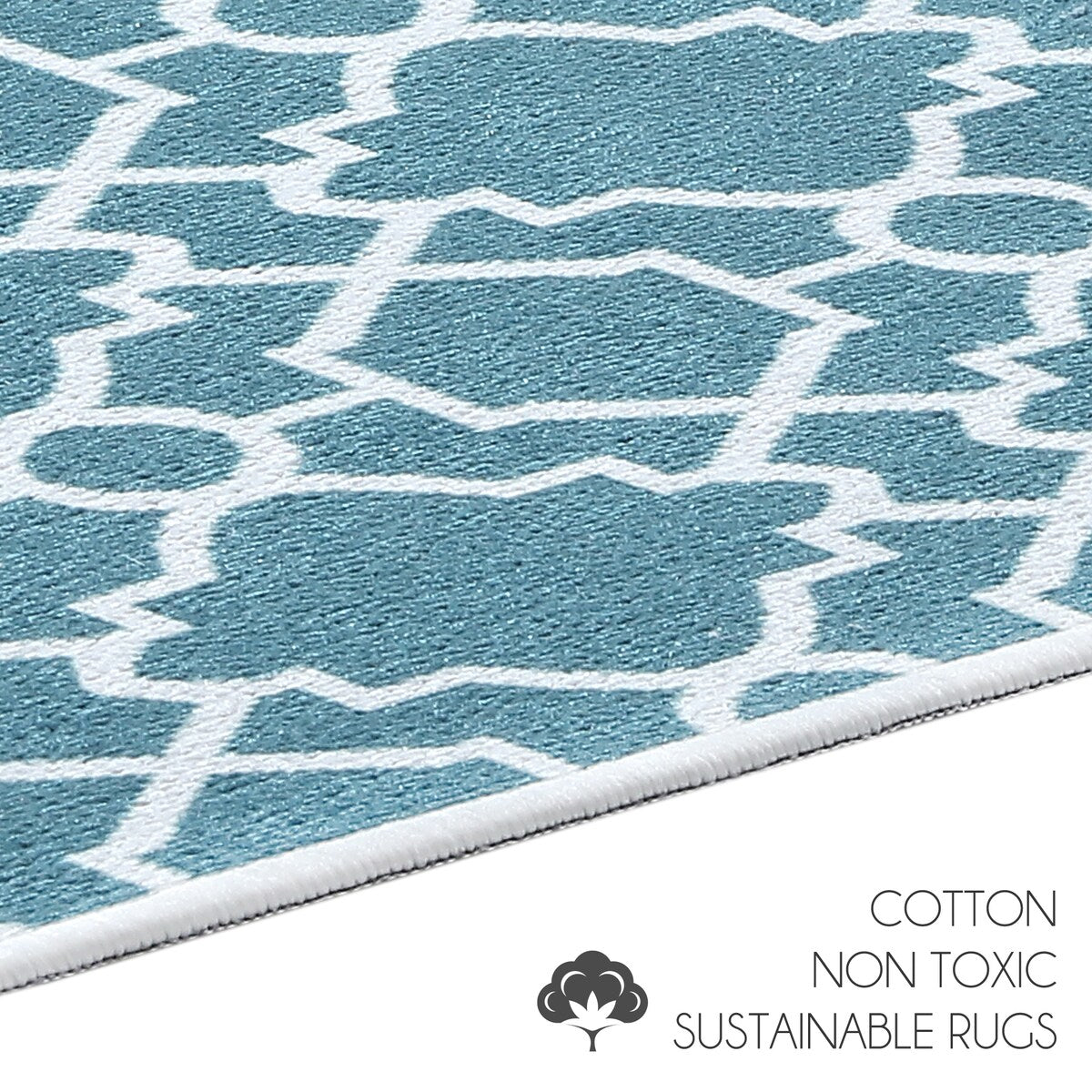 Sussexhome Non Skid Washable Kitchen Runner Rugs Set of 2 - Set of 44 x 24 and 31.5 x 20 Inches