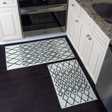 Sussexhome Non Skid Washable Kitchen Runner Rugs Set of 2 - Set of 44 x 24 and 31.5 x 20 Inches
