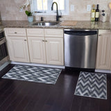 Sussexhome Non Skid Washable Kitchen Runner Rugs Set of 2 - Set of 44 x 24 and 31.5 x 20 Inches