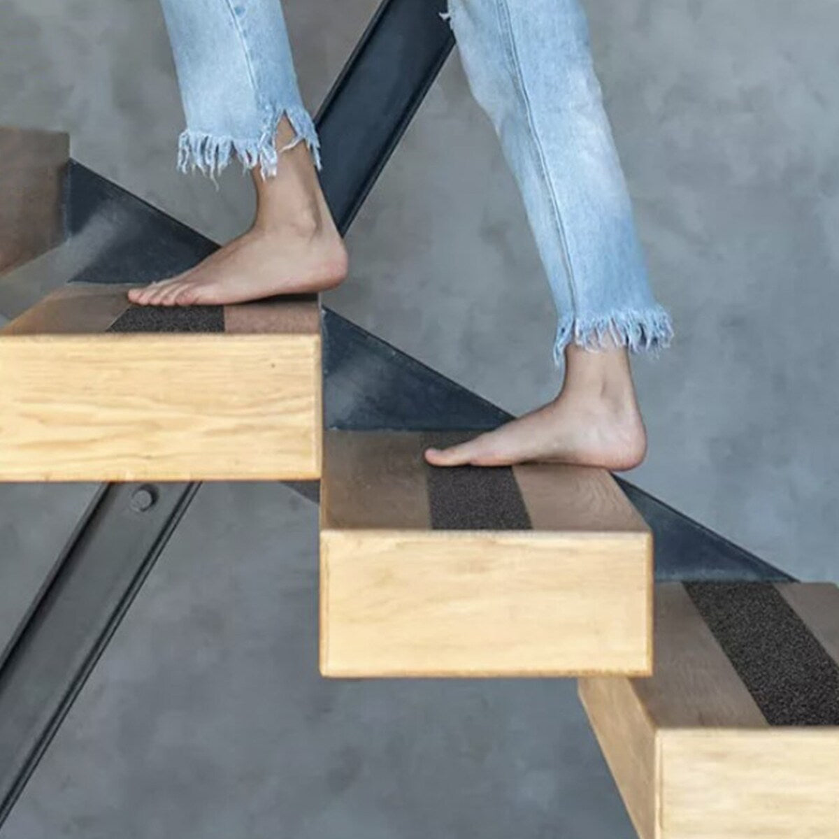 Non-Slip Grip Tape - Waterproof Non-Skid Adhesive Tape For Stairs, - Heavy Duty PEVA Safety Anti Slip Tape