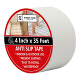 Non-Slip Grip Tape - Waterproof Non-Skid Adhesive Tape For Stairs, - Heavy Duty PEVA Safety Anti Slip Tape