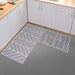 Non-skid Washable Kitchen Runner Rugs (Set of 2) - Set of 44 x 24 and 31.5 x 20 Inches