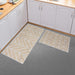 Non-skid Washable Kitchen Runner Rugs (Set of 2) - Set of 44 x 24 and 31.5 x 20 Inches