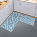 Non-skid Washable Kitchen Runner Rugs (Set of 2) - Set of 44 x 24 and 31.5 x 20 Inches