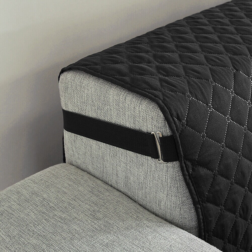 Non-slip Reversible Quilted Armchair Cover