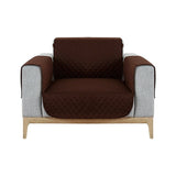 Non-slip Reversible Quilted Armchair Cover