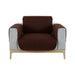 Non-slip Reversible Quilted Armchair Cover