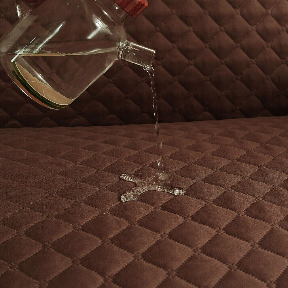 Non-slip Reversible Quilted Armchair Cover