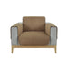 Non-slip Reversible Quilted Armchair Cover