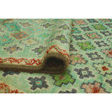 Noori Rug Balochi Ariella Lt. Green/Purple Rug - 4'10" x 6'5"