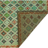 Noori Rug Balochi Ariella Lt. Green/Purple Rug - 4'10" x 6'5"