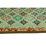 Noori Rug Balochi Ariella Lt. Green/Purple Rug - 4'10" x 6'5"