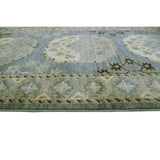 Noori Rug Fine Chobi Albia Grey/Ivory Runner - 2'7" x 9'10"