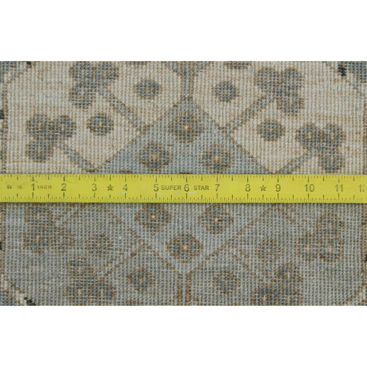 Noori Rug Fine Chobi Albia Grey/Ivory Runner - 2'7" x 9'10"