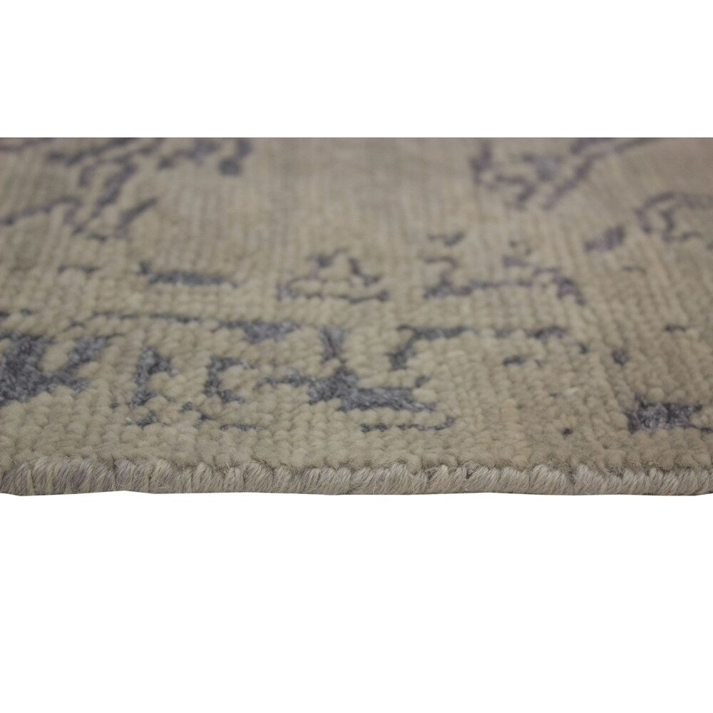 Noori Rug Fine Oushak Edwin Grey/Blue Rug - 9'3" x 12'0"