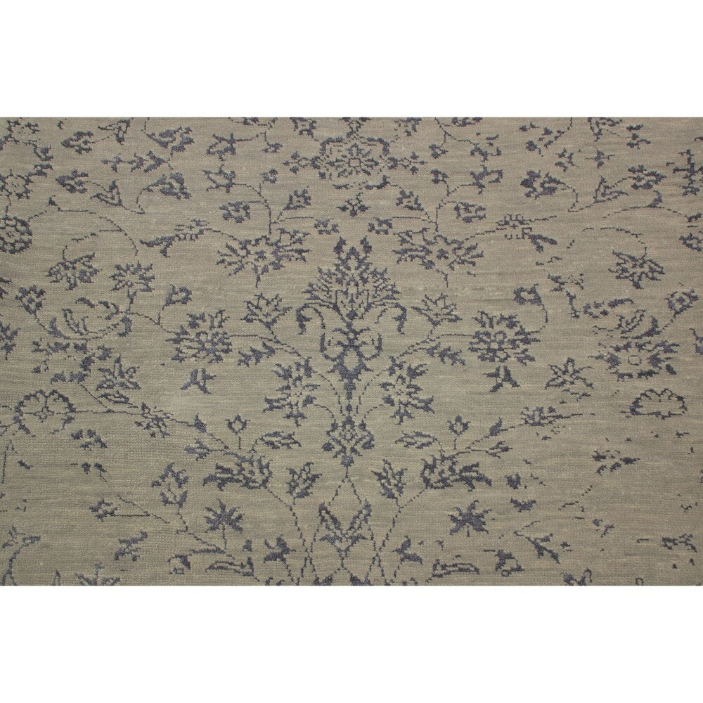 Noori Rug Fine Oushak Edwin Grey/Blue Rug - 9'3" x 12'0"