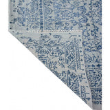 Noori Rug Fine Oushak Saeed Grey/Blue Rug - 9'5" x 12'5"