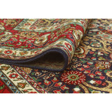 Noori Rug Fine Vintage Distressed Aneisha Navy/Red Rug - 9'11" x 13'4"