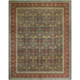Noori Rug Fine Vintage Distressed Aneisha Navy/Red Rug - 9'11" x 13'4"