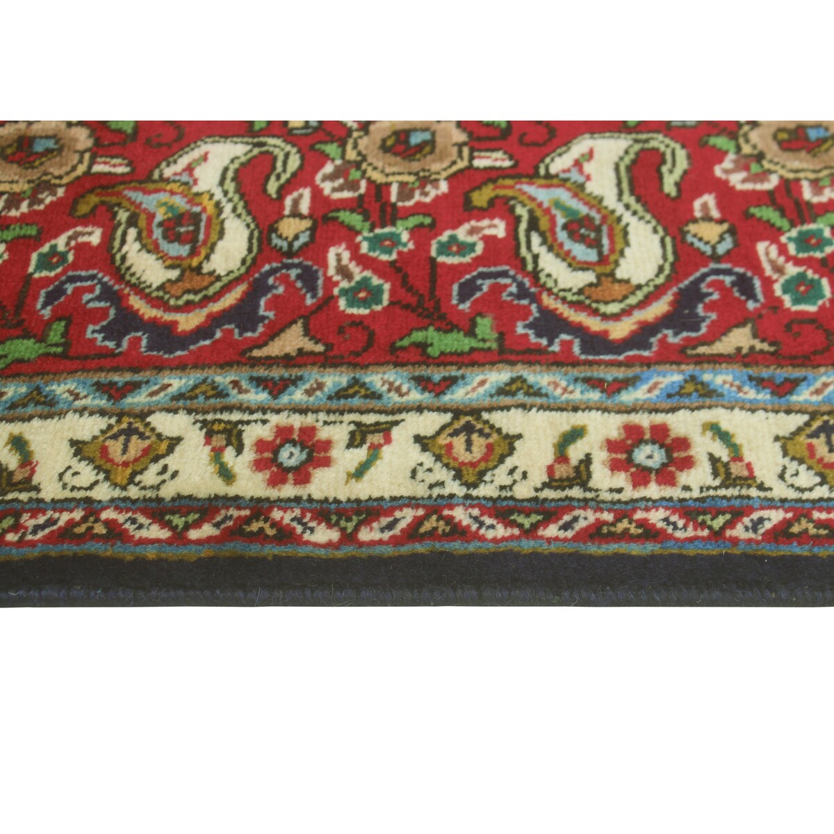 Noori Rug Fine Vintage Distressed Aneisha Navy/Red Rug - 9'11" x 13'4"