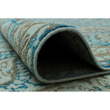 Noori Rug Fine Vintage Joann Blue/Beige Rug - 9'7" x 12'4"