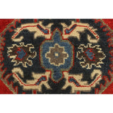 Noori Rug Kazak Azadeh Red/Beige Rug - 2'8" x 3'11"