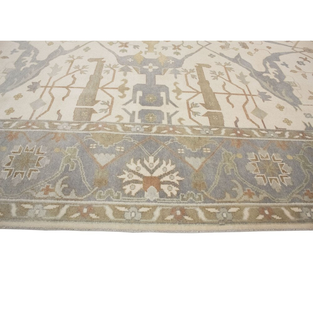 Noori Rug Oushak Muti Ivory/Grey Rug - 10'1" x 14'0"