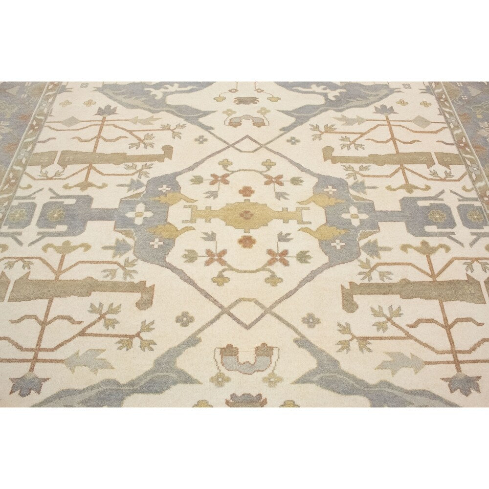Noori Rug Oushak Muti Ivory/Grey Rug - 10'1" x 14'0"