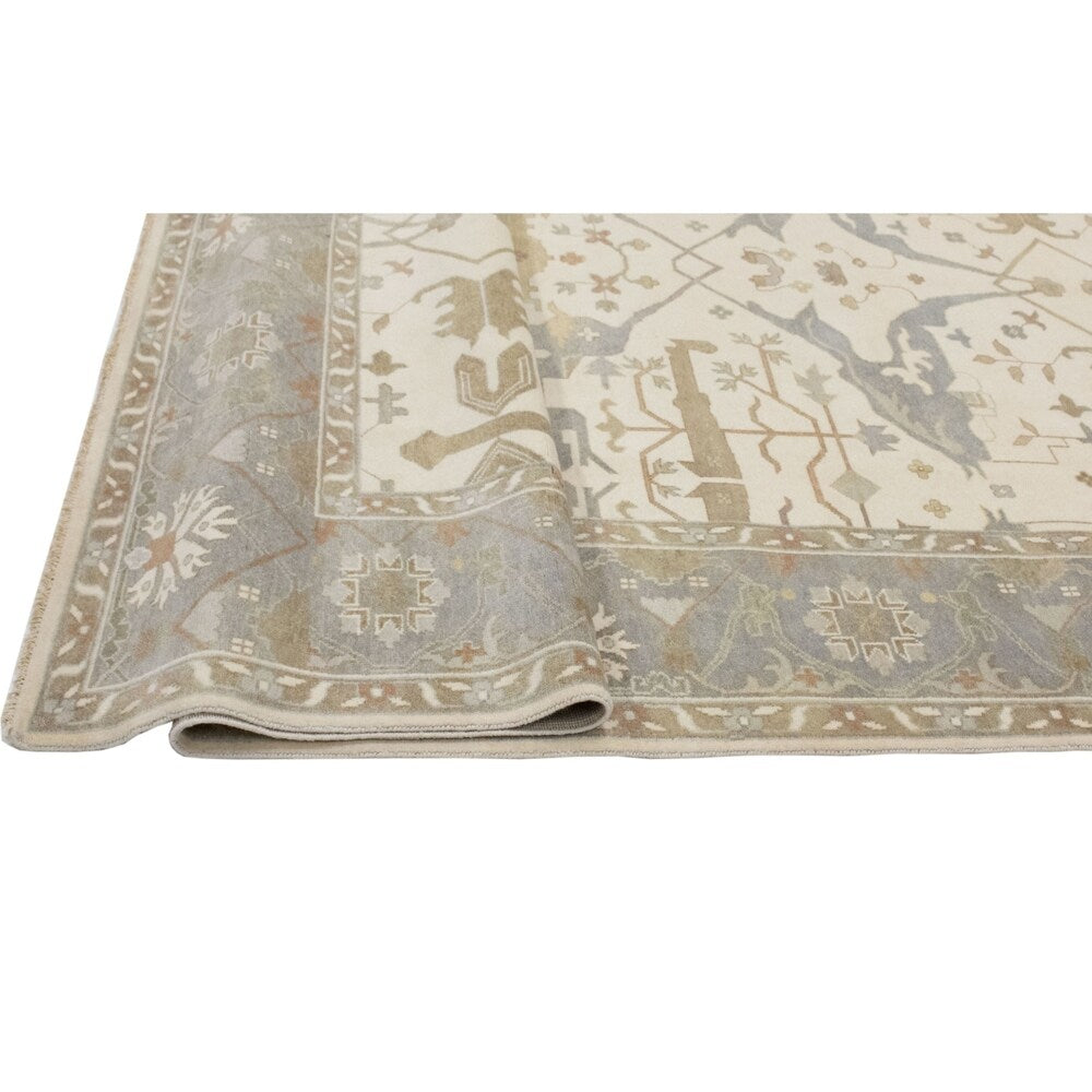 Noori Rug Oushak Muti Ivory/Grey Rug - 10'1" x 14'0"