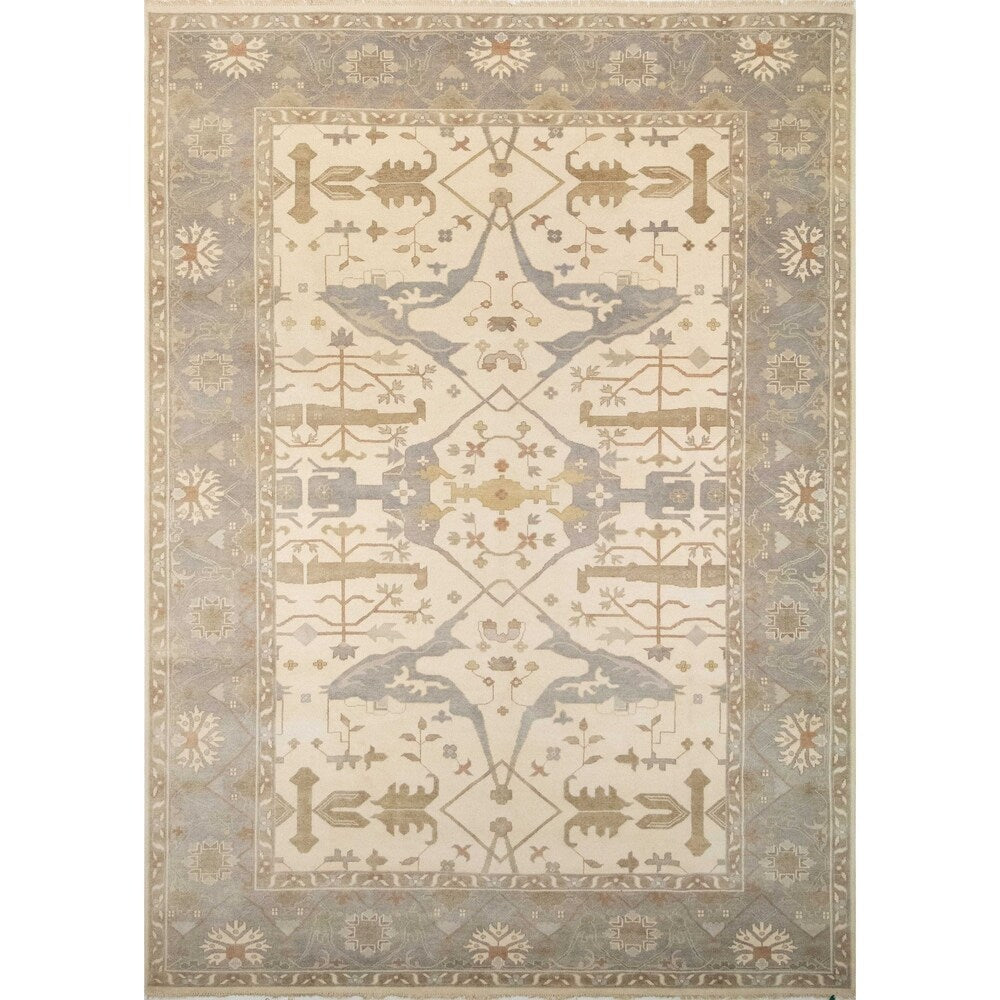 Noori Rug Oushak Muti Ivory/Grey Rug - 10'1" x 14'0"