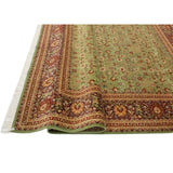 Noori Rug Pak-Persian Baki Green/Aubergine Rug - 9'0" x 11'7"