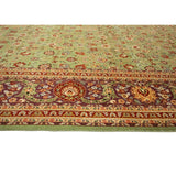 Noori Rug Pak-Persian Baki Green/Aubergine Rug - 9'0" x 11'7"