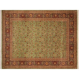 Noori Rug Pak-Persian Baki Green/Aubergine Rug - 9'0" x 11'7"